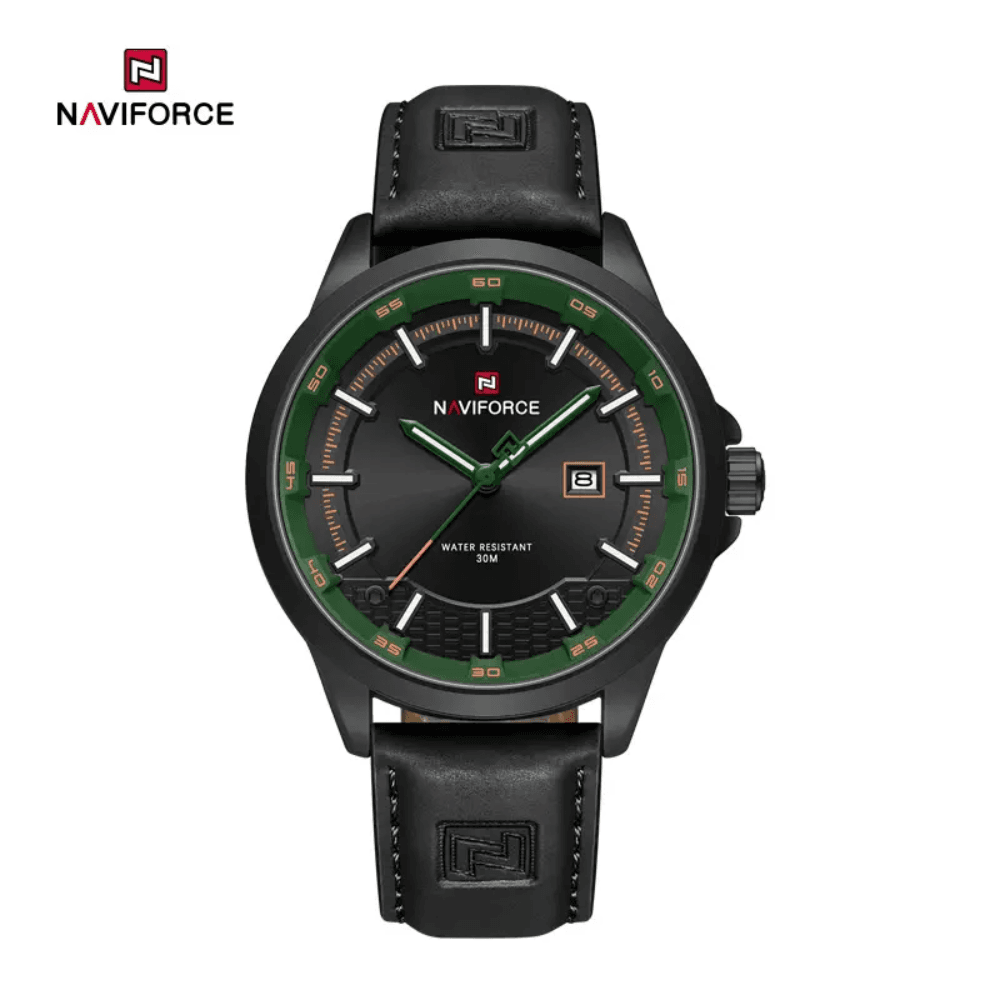 NAVIFORCE NF9248 Sports Watch Japanese Quartz Movement Waterproof Silicone Strap Date Display