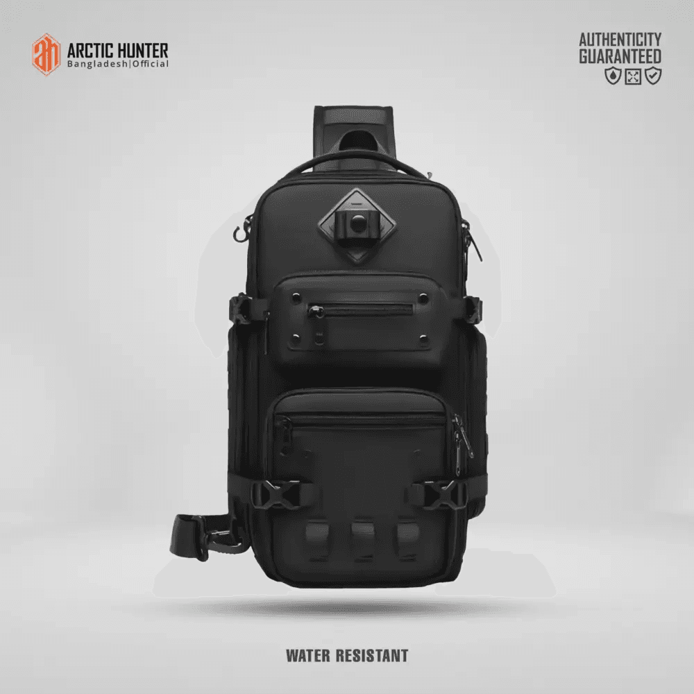 Ozuko 9585 Waterproof Anti-Theft Crossbody Bag – Multifunctional Design with Camera & Tripod Storage in Color Camo