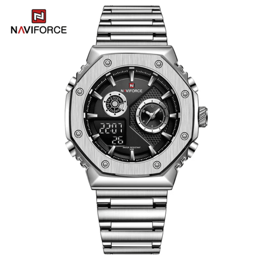 NAVIFORCE NF9148 Leather Analog Wrist Watch