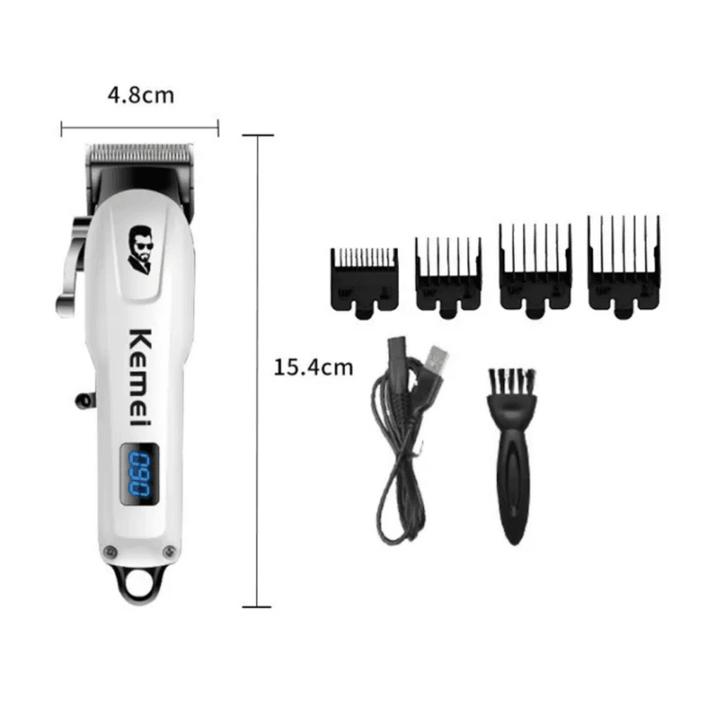 Kemei 232 Mini Professional Hair Clipper Men's Electric Beard Hair Trimmer Rechargeable Adjustable Hair Cutter Machine Kit